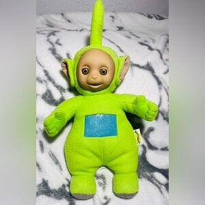 Vintage Teletubbies 1998 Dipsy Green Interactive Talking 16” Plush- Playskool